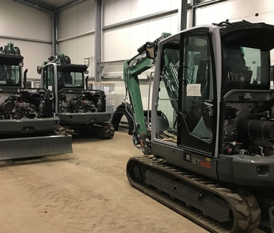 Minibaggerlackierung_Flottenlackierung_Lackiererei_Baumaschinen
